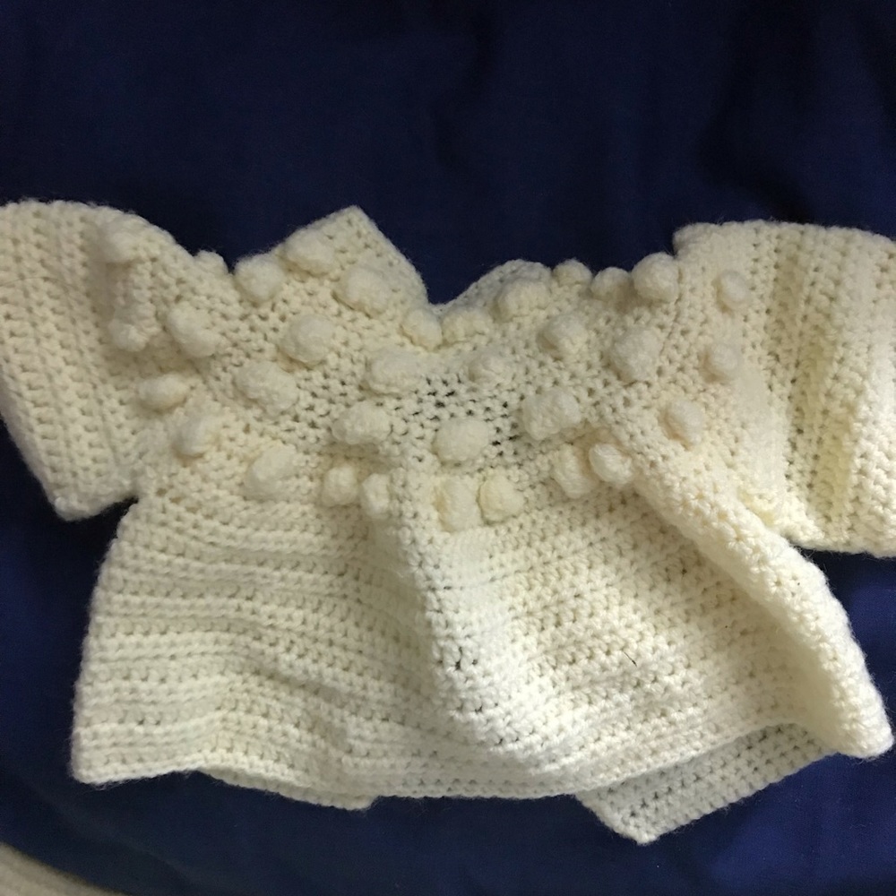 Crochet outfit w/ blanket